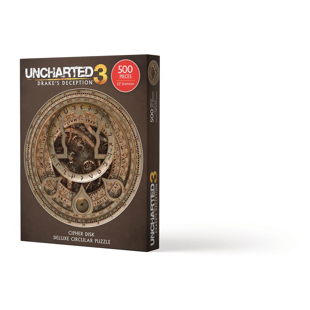Dark Horse Uncharted Jigsaw Puzzle Cipher Disk Circular Deluxe (500 pieces) | Makochan