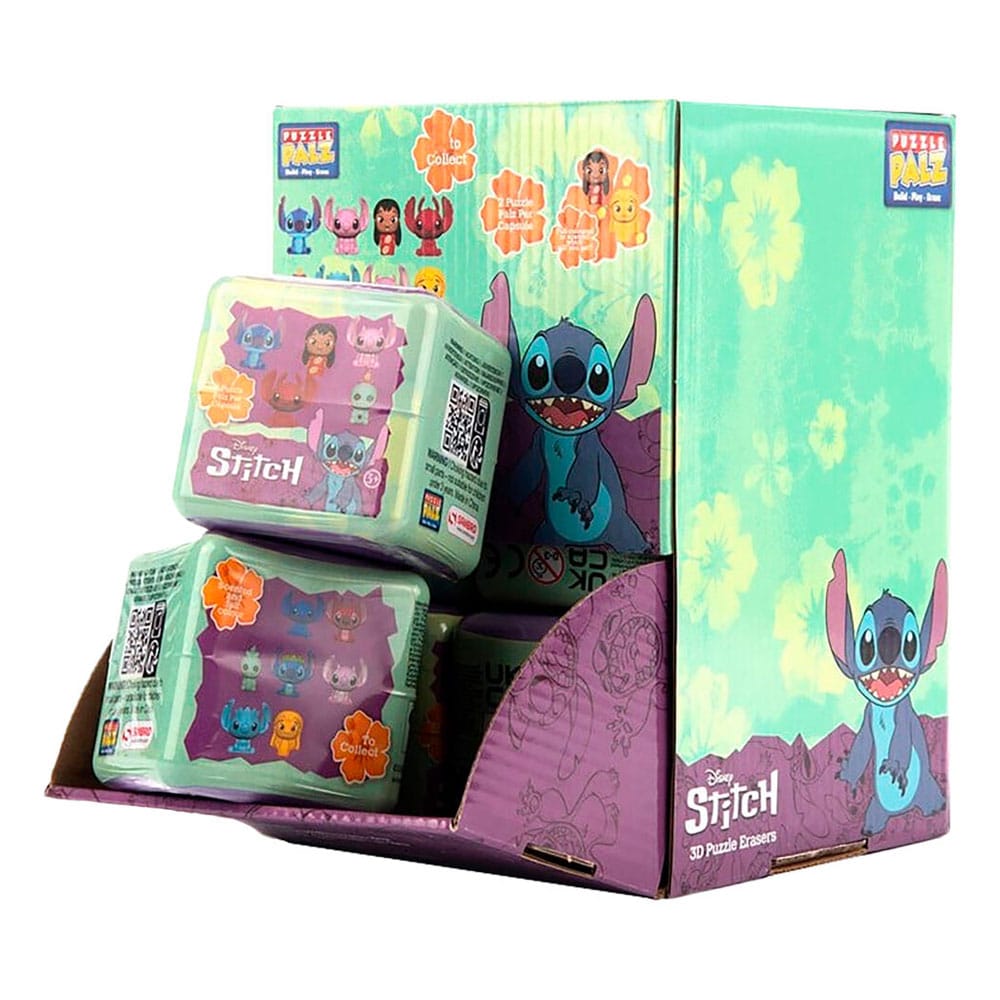 CyP Brands Lilo & Stitch Puzzle Palz Puzzle-Capsule Display (30) | Makochan
