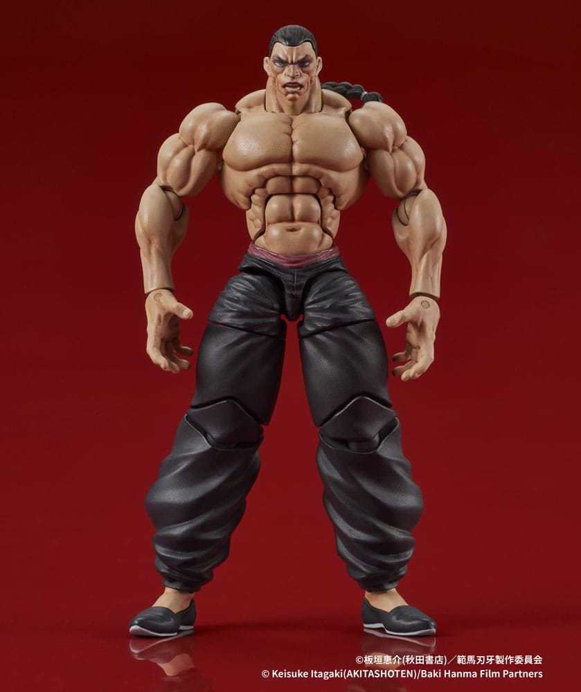 Digism Baki Hanma Digaction Action Figure Retsu Kaioh 7 cm | Makochan