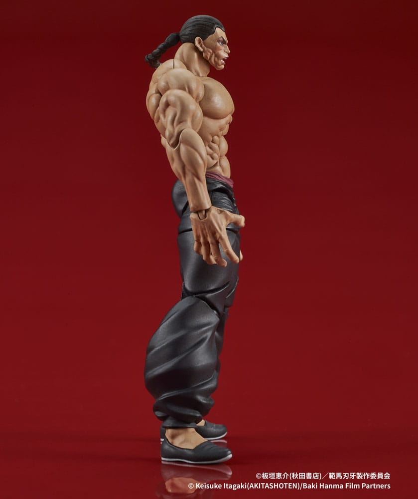 Digism Baki Hanma Digaction Action Figure Retsu Kaioh 7 cm | Makochan