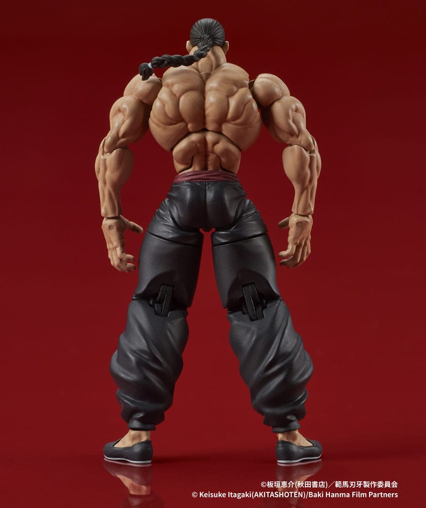 Digism Baki Hanma Digaction Action Figure Retsu Kaioh 7 cm | Makochan