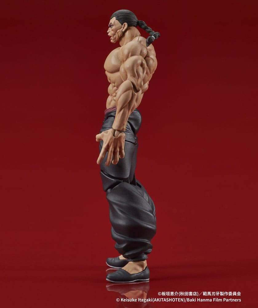 Digism Baki Hanma Digaction Action Figure Retsu Kaioh 7 cm | Makochan