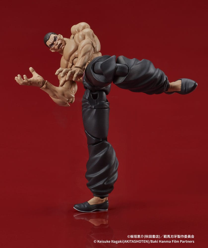 Digism Baki Hanma Digaction Action Figure Retsu Kaioh 7 cm | Makochan