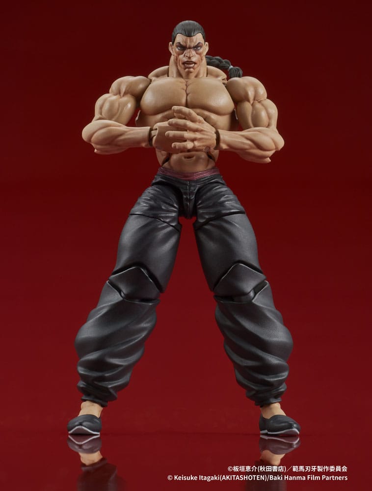 Digism Baki Hanma Digaction Action Figure Retsu Kaioh 7 cm | Makochan