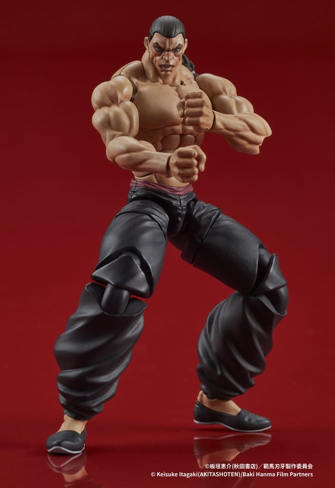 Digism Baki Hanma Digaction Action Figure Retsu Kaioh 7 cm | Makochan