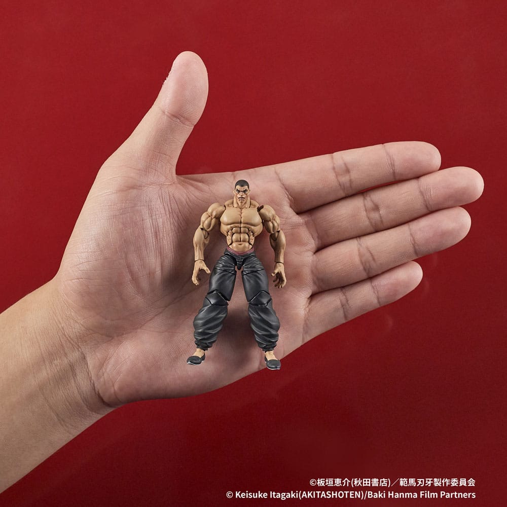 Digism Baki Hanma Digaction Action Figure Retsu Kaioh 7 cm | Makochan