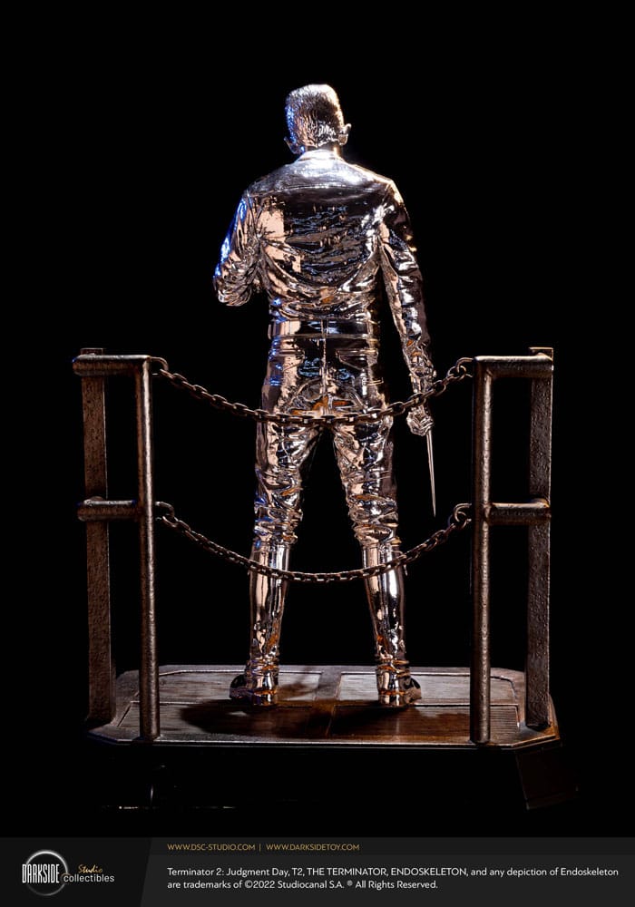 Darkside Collectibles Studio Terminator 2 Judgement Day Premium Statue 1/3 T-1000 Liquid Metal 30th Anniversary Edition 70 cm