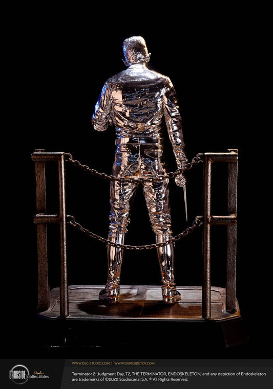 Darkside Collectibles Studio Terminator 2 Judgement Day Premium Statue 1/3 T-1000 Liquid Metal 30th Anniversary Edition 70 cm