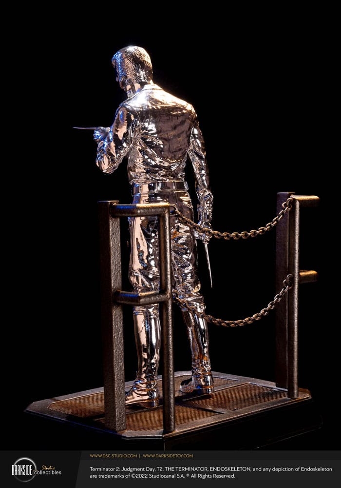 Darkside Collectibles Studio Terminator 2 Judgement Day Premium Statue 1/3 T-1000 Liquid Metal 30th Anniversary Edition 70 cm