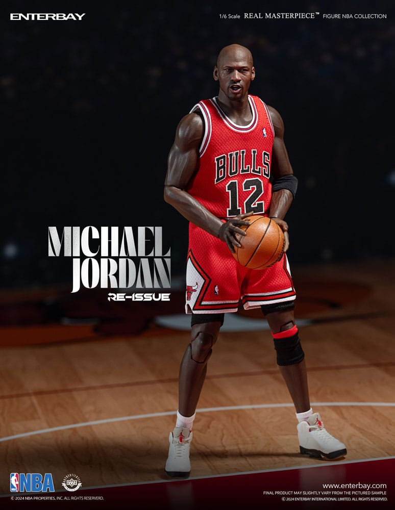 Enterbay NBA Collection Real Masterpiece Actionfigur 1/6 Michael Jordan I'm Back Edition Limited 30 cm | Makochan