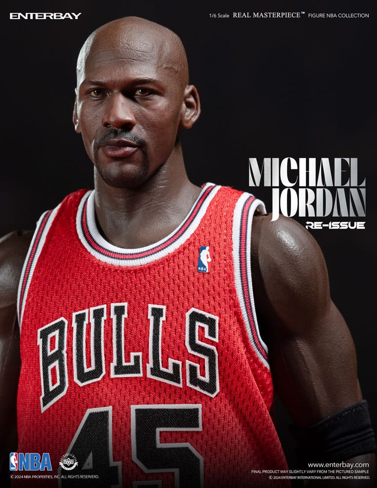 Enterbay NBA Collection Real Masterpiece Actionfigur 1/6 Michael Jordan I'm Back Edition Limited 30 cm | Makochan