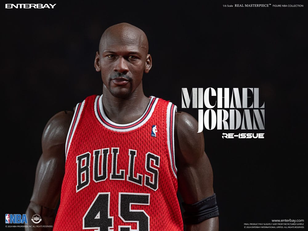 Enterbay NBA Collection Real Masterpiece Actionfigur 1/6 Michael Jordan I'm Back Edition Limited 30 cm | Makochan