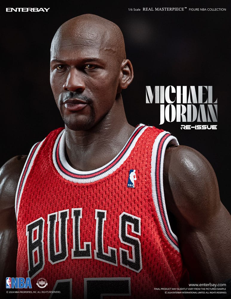 Enterbay NBA Collection Real Masterpiece Actionfigur 1/6 Michael Jordan I'm Back Edition Limited 30 cm | Makochan