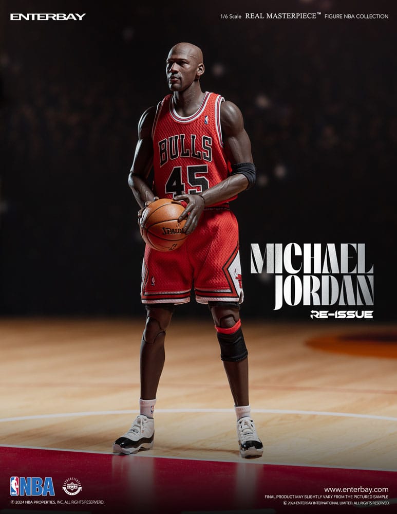 Enterbay NBA Collection Real Masterpiece Actionfigur 1/6 Michael Jordan I'm Back Edition Limited 30 cm | Makochan