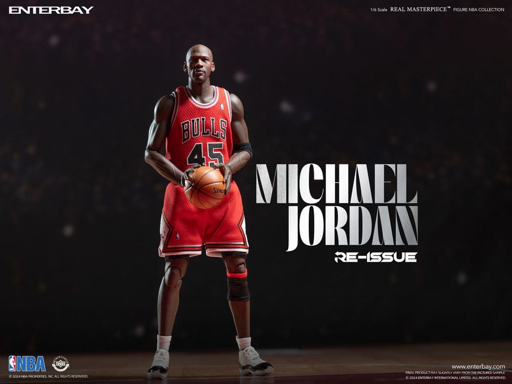 Enterbay NBA Collection Real Masterpiece Actionfigur 1/6 Michael Jordan I'm Back Edition Limited 30 cm | Makochan
