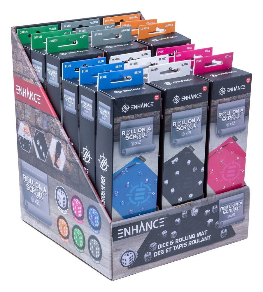 Enhance Enhance Tabletop Accessories Roll on a Scroll Multicolor Display (18) | Makochan