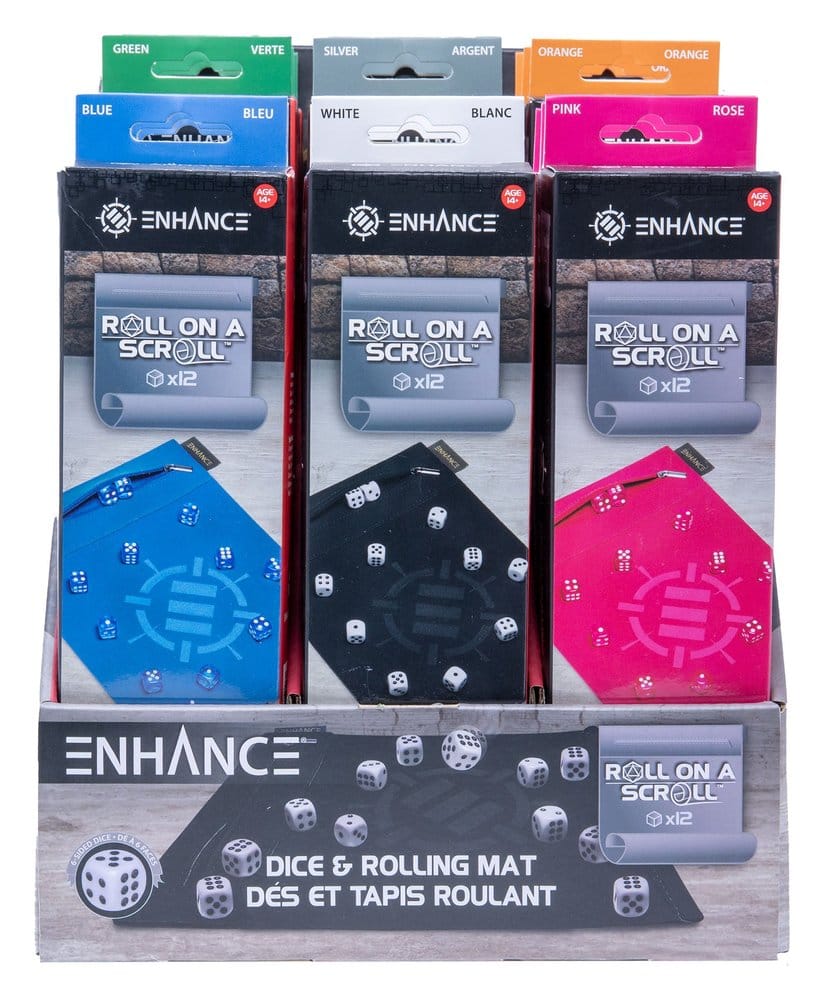 Enhance Enhance Tabletop Accessories Roll on a Scroll Multicolor Display (18) | Makochan