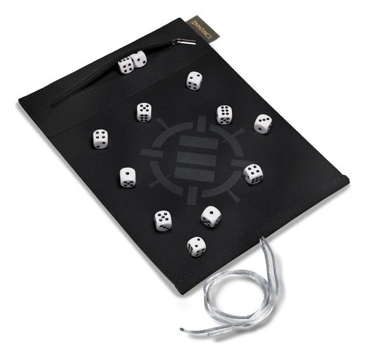 Enhance Enhance Tabletop Accessories Roll on a Scroll Dice and Rolling Mat White | Makochan