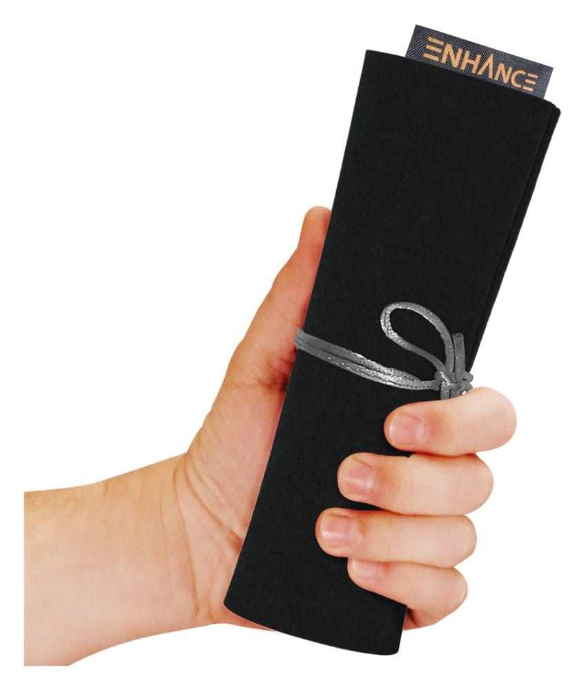 Enhance Enhance Tabletop Accessories Roll on a Scroll Dice and Rolling Mat White | Makochan