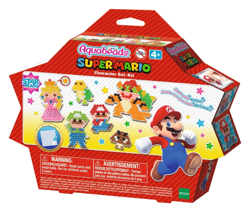 Epoch Toys Aquabeads Star Beads Set Super Mario | Makochan