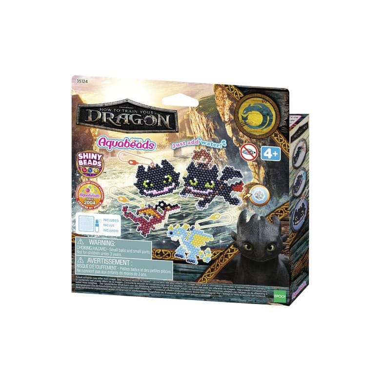 Epoch Toys How To Train Your Dragon Aquabeads Craft kit key ring | Makochan