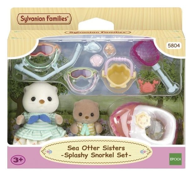 Epoch Toys Sylvanian Families Sea Otter Snorkel Playset | Makochan