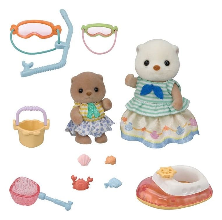 Epoch Toys Sylvanian Families Sea Otter Snorkel Playset | Makochan