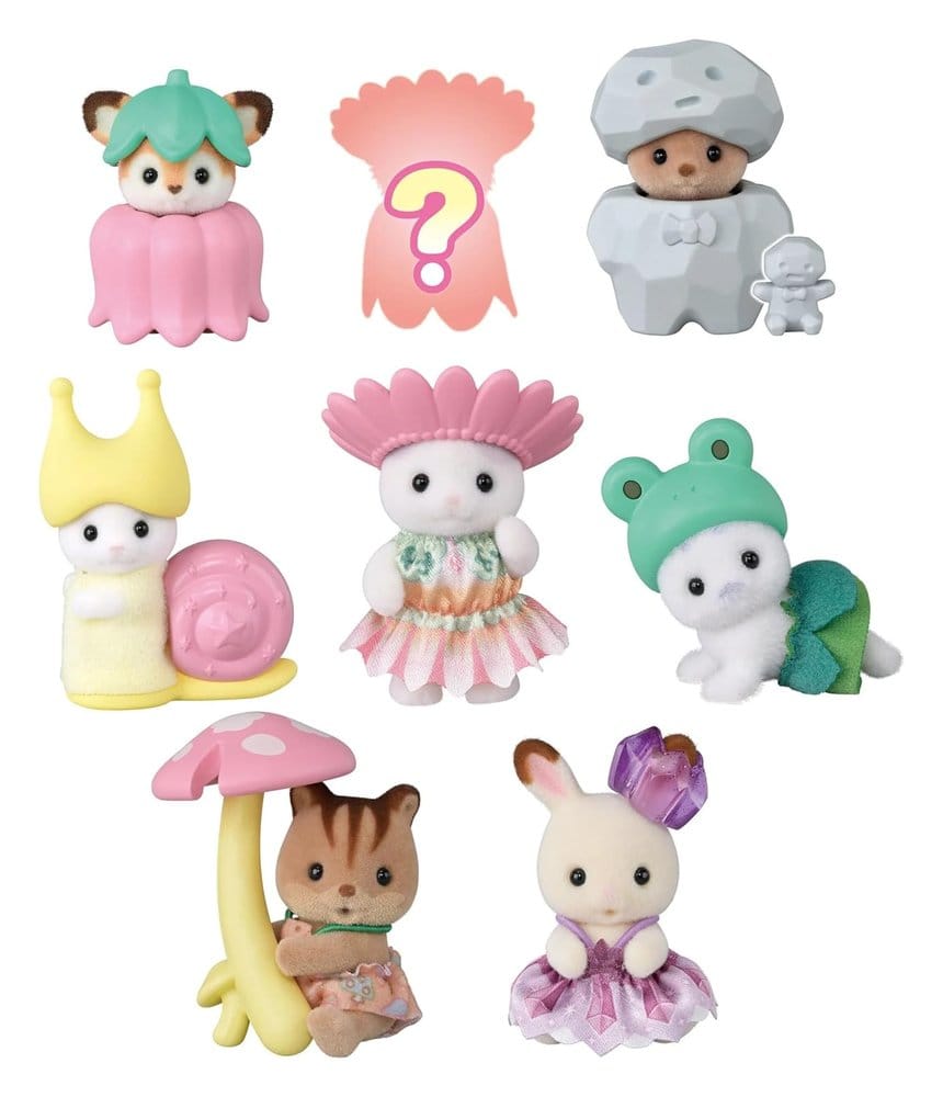 Epoch Toys Sylvanian Families Mini-figures Forest Fairy Baby Friends Surprise Bag 5 cm Display (16) | Makochan