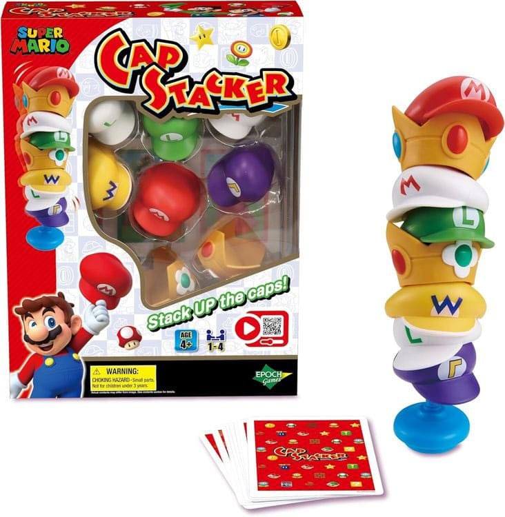 Epoch Toys Super Mario game Cap Stacker | Makochan
