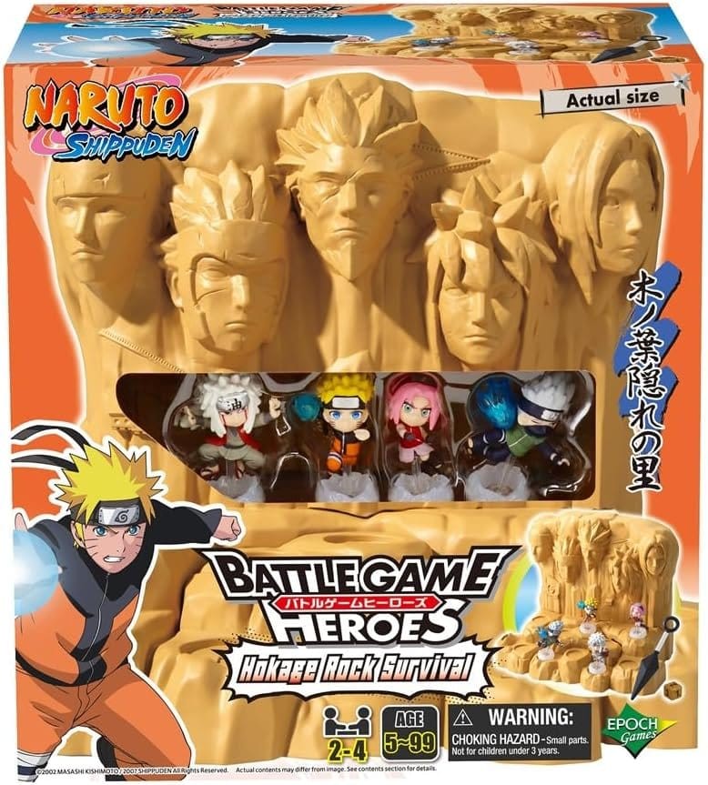 Epoch Toys Naruto game Hokage Rock Survival | Makochan