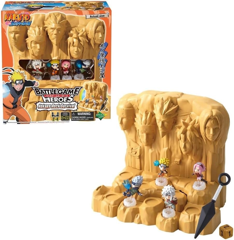 Epoch Toys Naruto game Hokage Rock Survival | Makochan