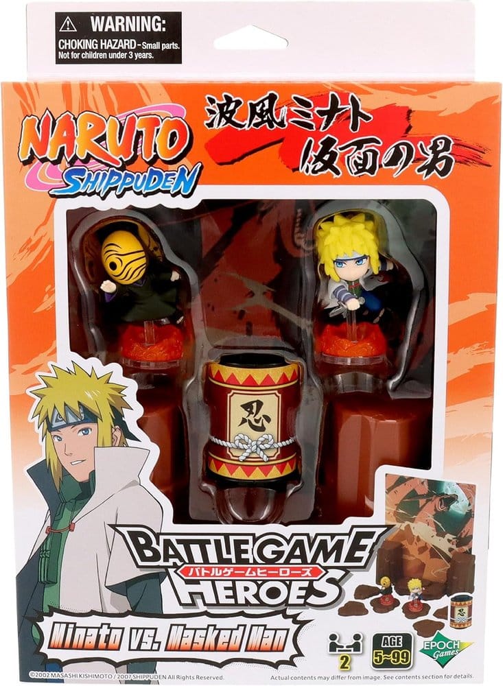 Epoch Toys Naruto game Minato vs. Masked Man | Makochan