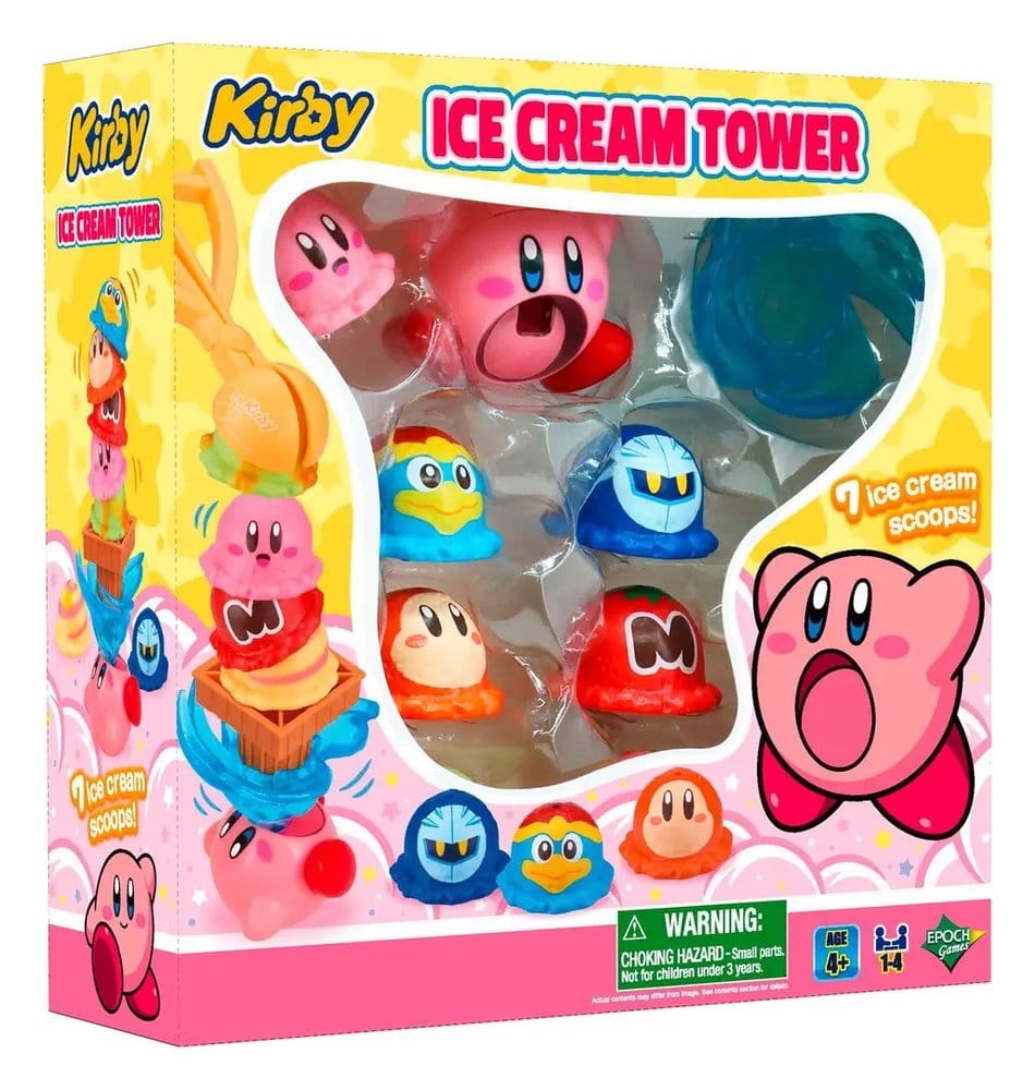 Epoch Toys Kirby game Ice Cream Stacking Tower | Makochan