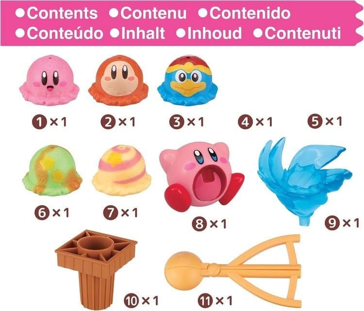 Epoch Toys Kirby game Ice Cream Stacking Tower | Makochan