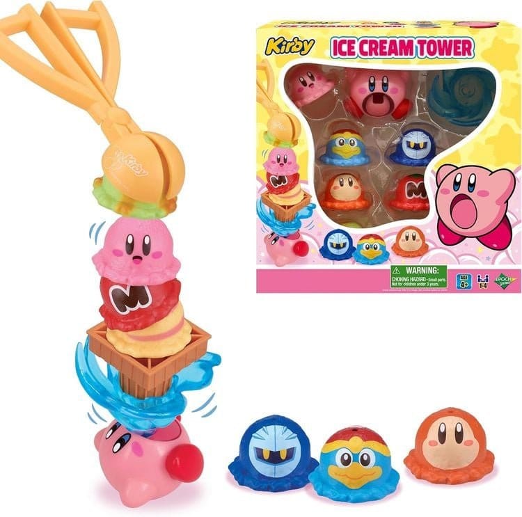 Epoch Toys Kirby game Ice Cream Stacking Tower | Makochan