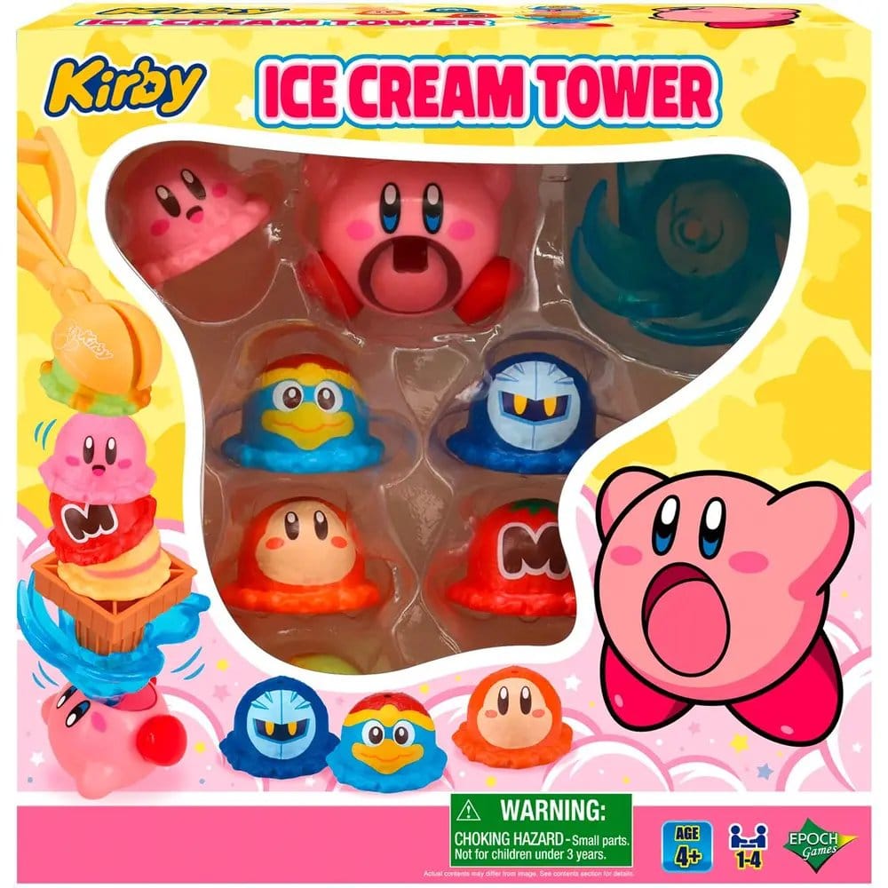 Epoch Toys Kirby game Ice Cream Stacking Tower | Makochan