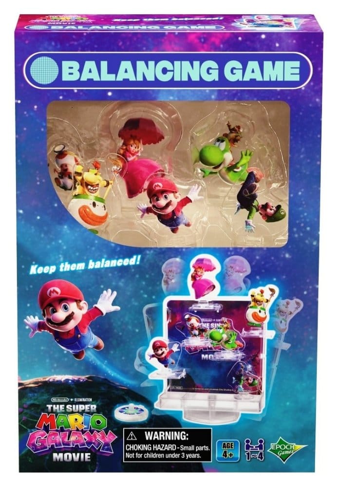 Epoch Toys Super Mario game Galaxy Movie Balancing | Makochan