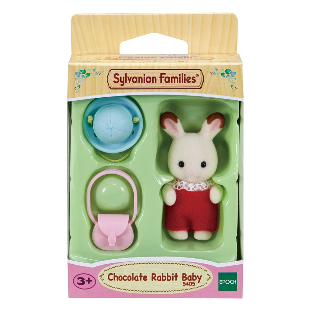 Epoch Toys Sylvanian Families: Chocolate bunnies baby figure 5 cm | Makochan