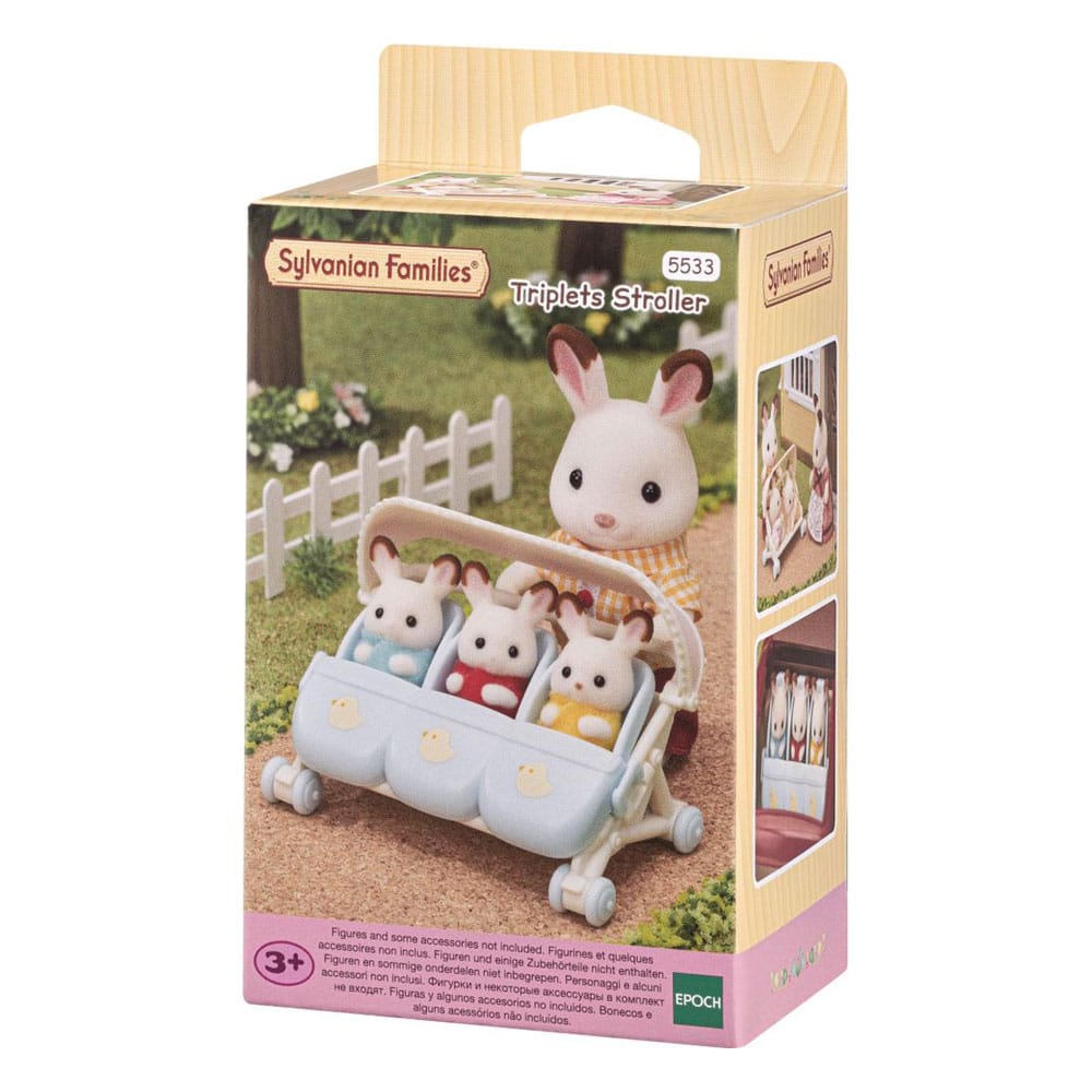 Epoch Toys Sylvanian Families: Triplet stroller | Makochan