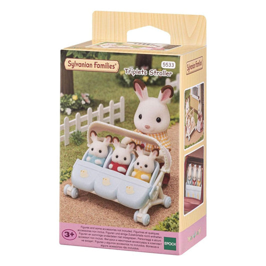 Epoch Toys Sylvanian Families: Triplet stroller | Makochan