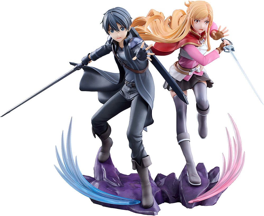 Ensoutoys Sword Art Online Statue 1/7 Progressive Scherzo of Deep Night Kirito & Asuna Set | Makochan