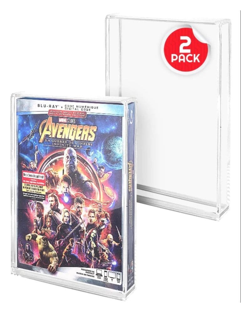 Evoretro Acrylic Case 2-Pack for PS3/PS4/Blu-Ray/XBOX One | Makochan