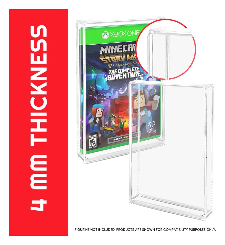 Evoretro Acrylic Case 2-Pack for PS3/PS4/Blu-Ray/XBOX One | Makochan