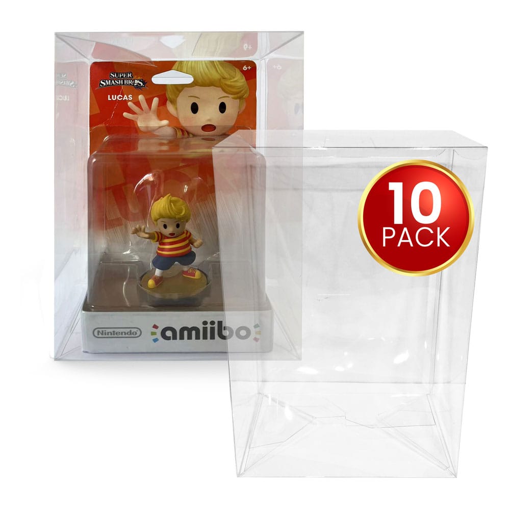 Evoretro PET Protectors 10-Pack for Amiibo Figures | Makochan
