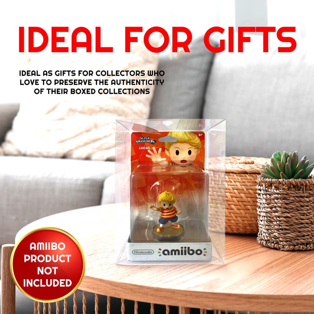 Evoretro PET Protectors 10-Pack for Amiibo Figures | Makochan