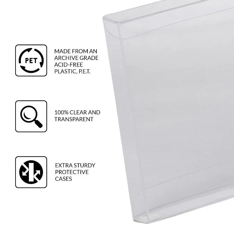 Evoretro PET Protectors 25-Pack for Nintendo DS Games | Makochan