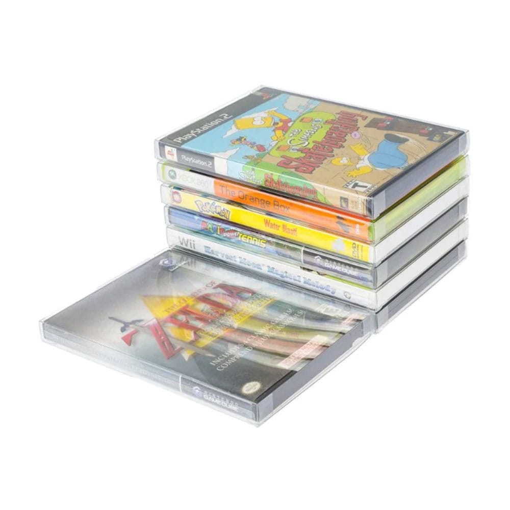 Evoretro PET Protectors 25-Pack for Gamecube/XBOX360/WII/PS2/DVD | Makochan