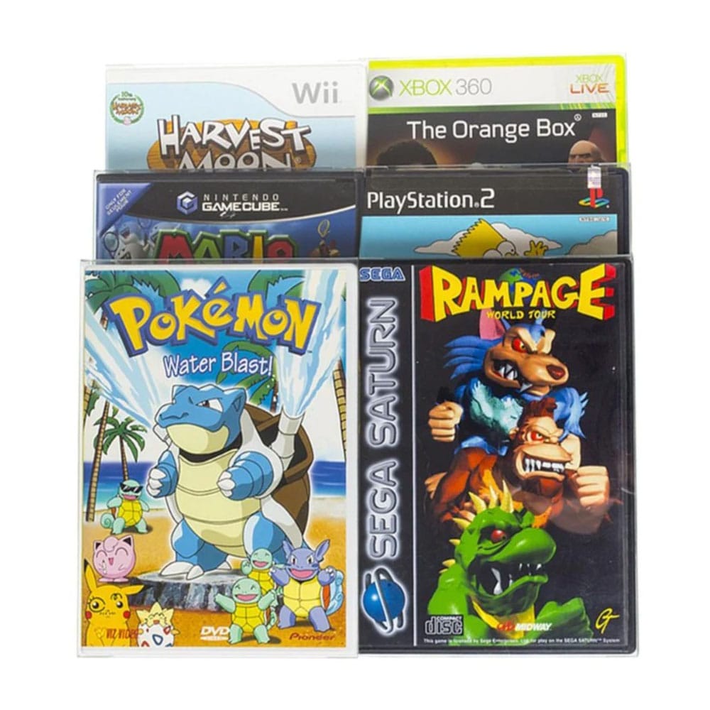 Evoretro PET Protectors 25-Pack for Gamecube/XBOX360/WII/PS2/DVD | Makochan