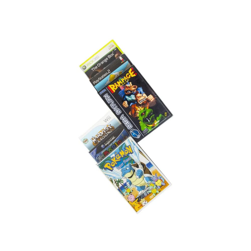 Evoretro PET Protectors 25-Pack for Gamecube/XBOX360/WII/PS2/DVD | Makochan