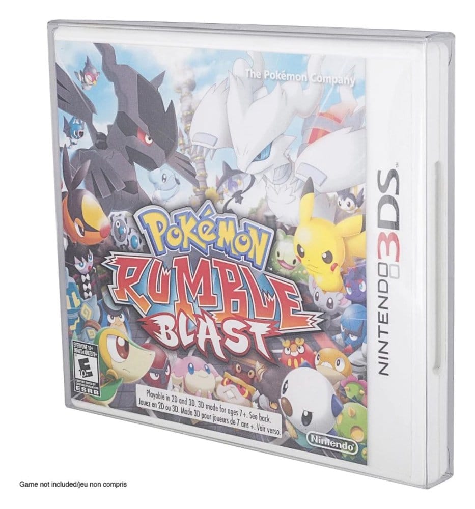 Evoretro PET Protectors 25-Pack for 3DS (NTSC) Games | Makochan